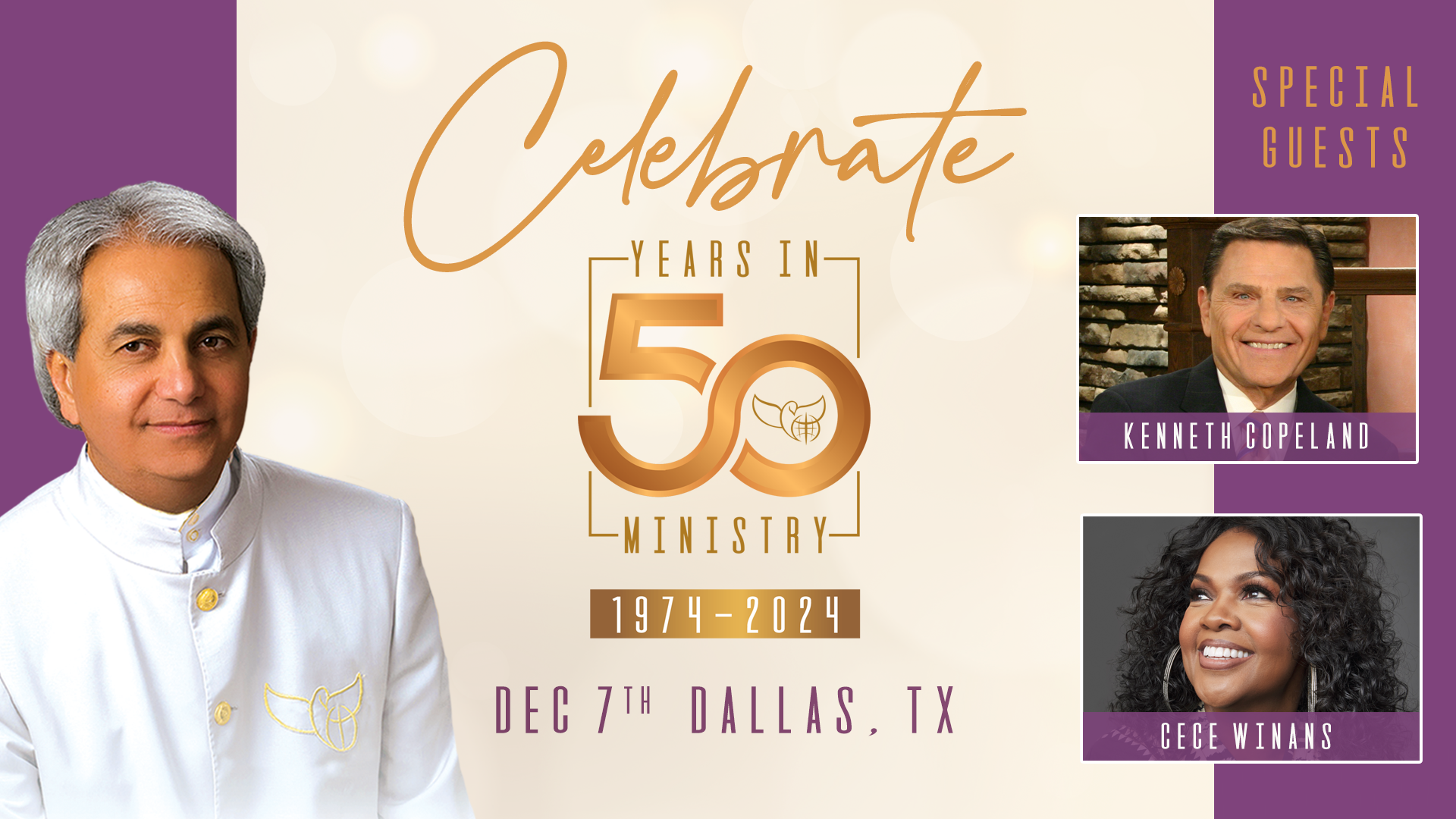 Pastor Benny Hinn 50th Anniversary in Ministry